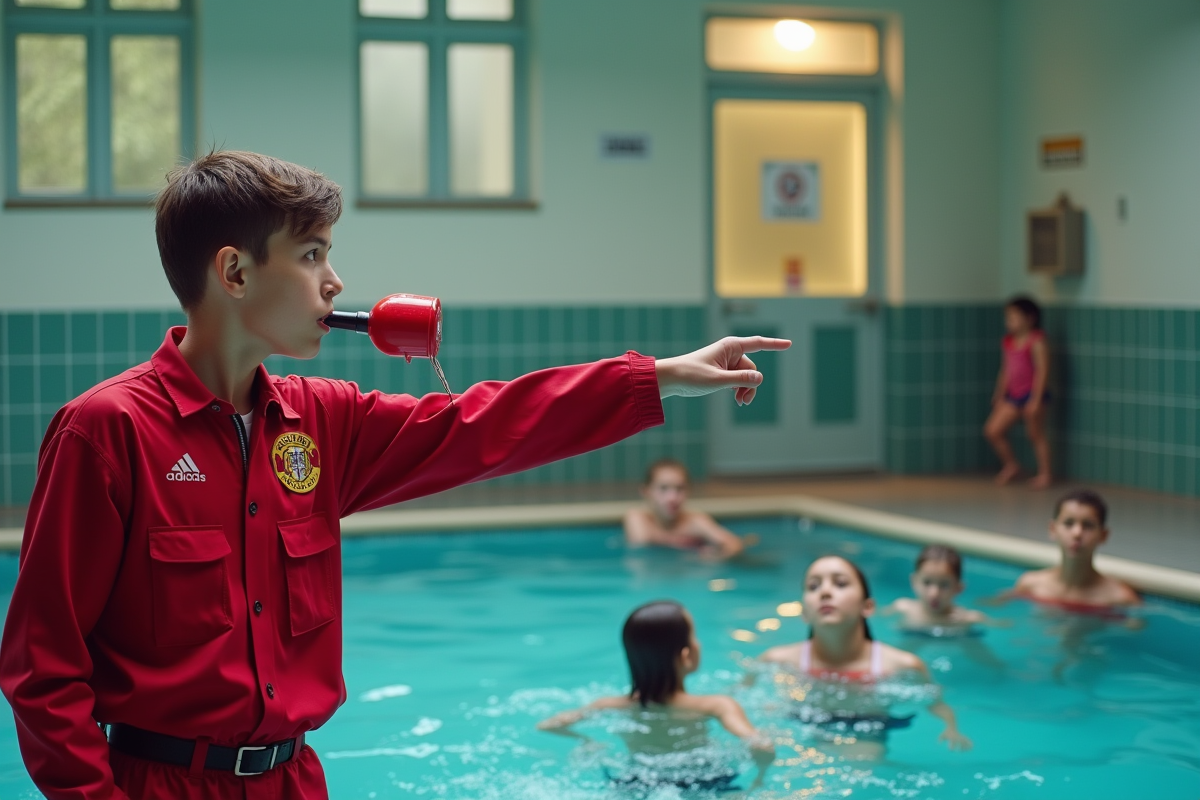 Moniteur de sauvetage donnant l