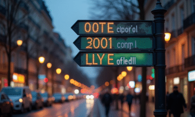 Panneaux de signalisation avec codes postaux de Lille